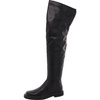 angeli womens zipper faux leather over-the-knee boots