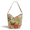 outlet cotton slouchy bucket shoulder bag