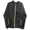 apc x kway windbreaker jacket in black nylon