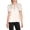 womens striped pocket blouse