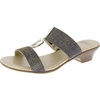 eanna womens embellished slip-on wedge sandals