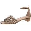 fionna  womens adjustable leather block heel
