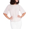 womens textured lace pullover top