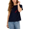 womens embellished short sleeve t-shirt