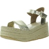 mallorca womens solid leather platform heels