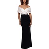 petites womens off the shoulder zipper maxi dress