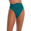 gura womens high-waist nylon swim bottom separates