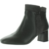 medley womens solid manmade ankle boots