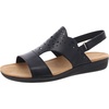 burlie 3 womens faux leather adjustable slingback sandals