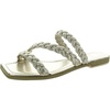 womens braided slide sandals