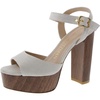 ryderplat womens block heel man made platform heels