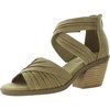 quinnell womens criss-cross faux suede ankle strap