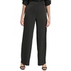 womens satin high rise wide leg pants