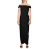 plus womens stretch midi evening dress
