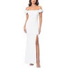 womens corset off-the-shoulder evening dress