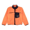 orange navy trim new fleece logo jacket