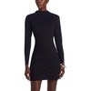 womens above knee mock neck mini dress