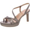abby womens faux leather platform slingback sandals