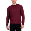 mens solid extra fine merino wool crewneck sweater