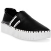 womens two tone man made moccasins