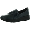 womens padded insole leather flat shoes
