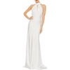 womens satin maxi sheath dress