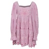 freja mini dress in light pink cotton