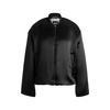 padded bomber jacket in satin