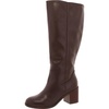 ullah womens wide calf leather knee-high boots