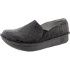 debra womens padded insole leather slip-on shoes