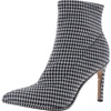 melanay womens stretch pull on ankle boots