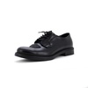 men's triangle logo derby shoes spazzolato leather