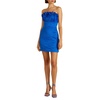 womens pleated recycled polyester mini dress