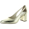 womens cut-out man made block heels