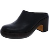 navina clog womens leather slip on clogs
