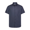 navy seer sucker stretch button down short sleeve shirt
