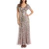 womens v neck full length evening dress