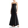 womens full length cowl neck maxi dress