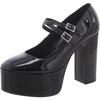 emmy womens patent adjustable mary jane heels