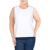 womens scoop neck sleeveless tank top