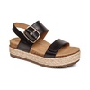 women's vania platform in black