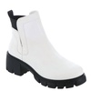 women's dana bootie with chunky heel in white