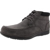 hertel mens lace-up faux leather chukka boots