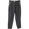 trousers in black viscose