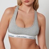 Calvin Klein Women's Modern Cotton Bralette - Grey Heather - S