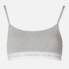 Calvin Klein Women's Unlined Bralette - Grey Heather - XL