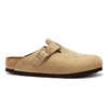 Boston Tabacco Brown Natural Oiled Leather Clogs