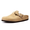 Boston Tabacco Brown Natural Oiled Leather Clogs