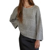 maye crochet top in grey