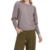 tara puffed long sleeve in iron